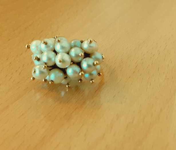 Gold 750 Ring Perlen ca. 6,87g – Foto 9