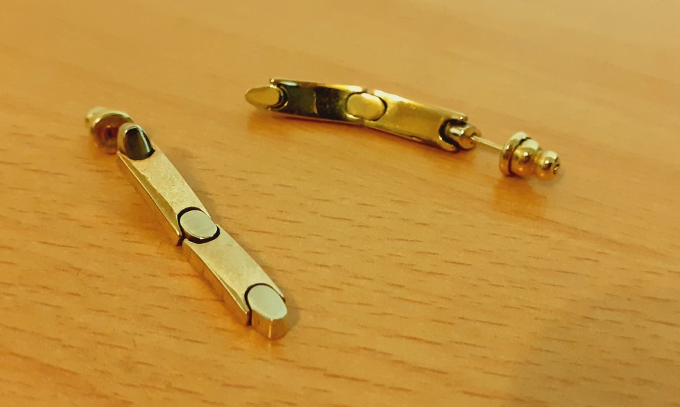 Gold 585 Ohrhänger Pendel ca. 6,8g – Foto 2