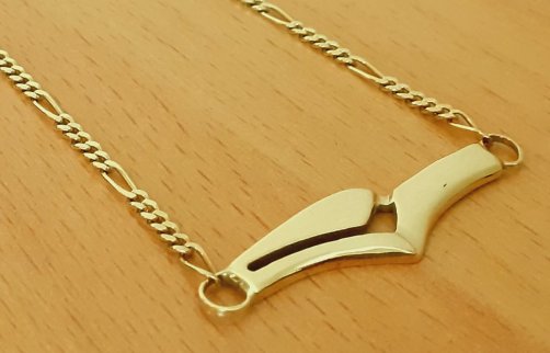 Gold 585 Halskette Collier ca. 7,72g