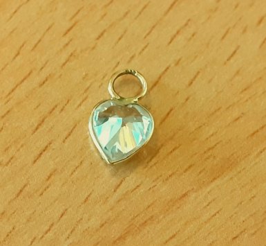 Gold 333 Anhänger Herz Charme ca. 0,37g – Foto 2