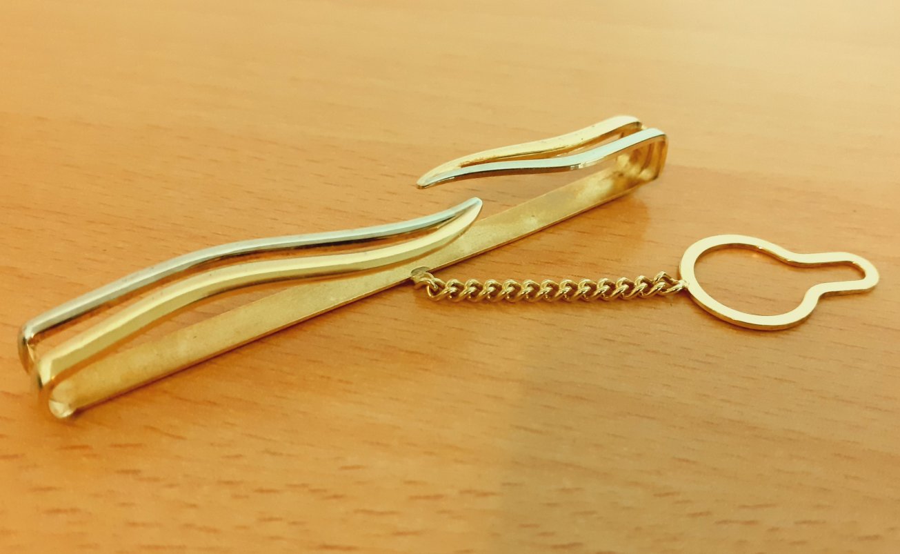 Gold 333 Krawattenhalter ca. 7,3g