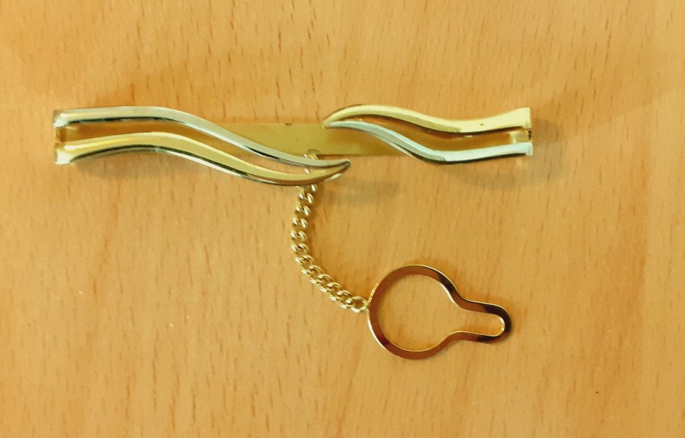 Gold 333 Krawattenhalter ca. 7,3g – Foto 3