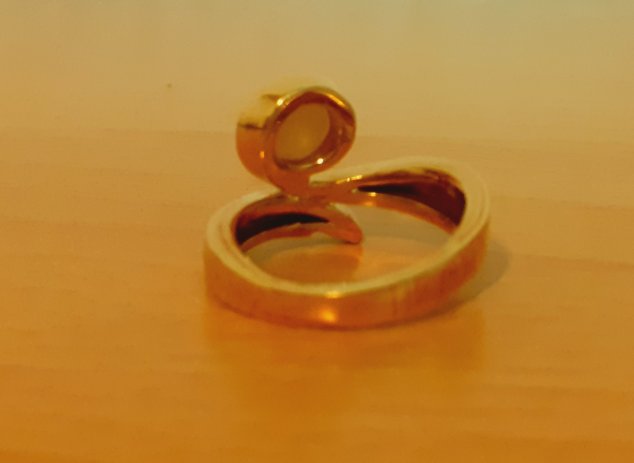 Gold 750 Ring Opal ca. 9,24g – Foto 5