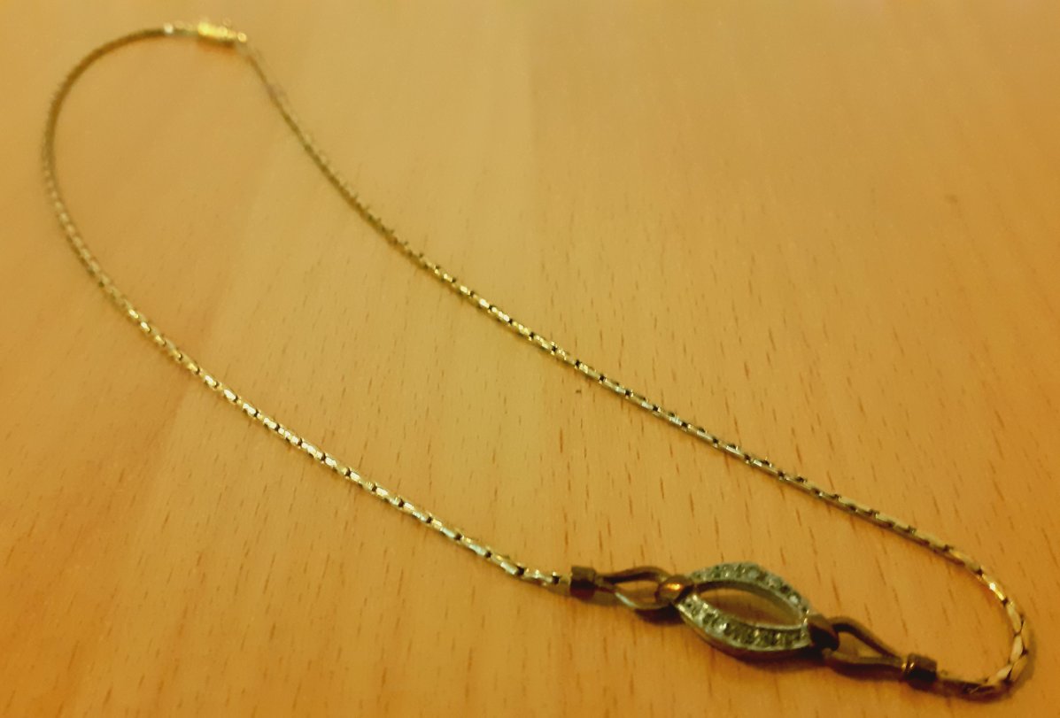 Gold 333 Halskette Collier ca. 5,93g – Foto 3