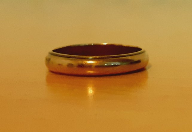 Gold 585 Ring Glatt ca. 3,23g – Foto 2
