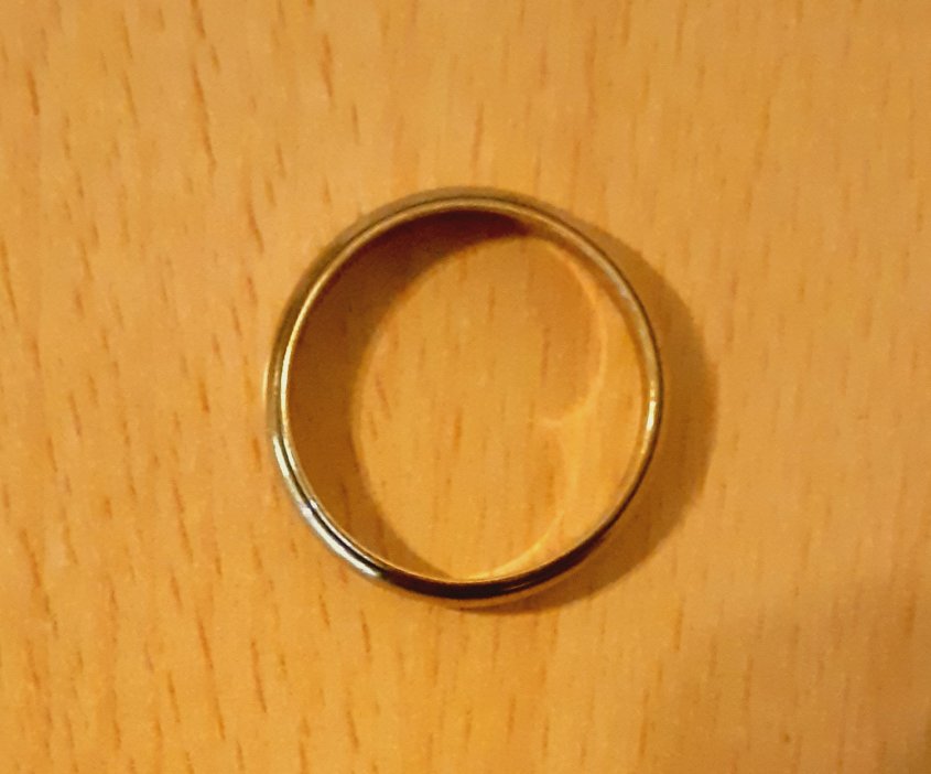 Gold 585 Ring Glatt ca. 3,23g – Foto 4