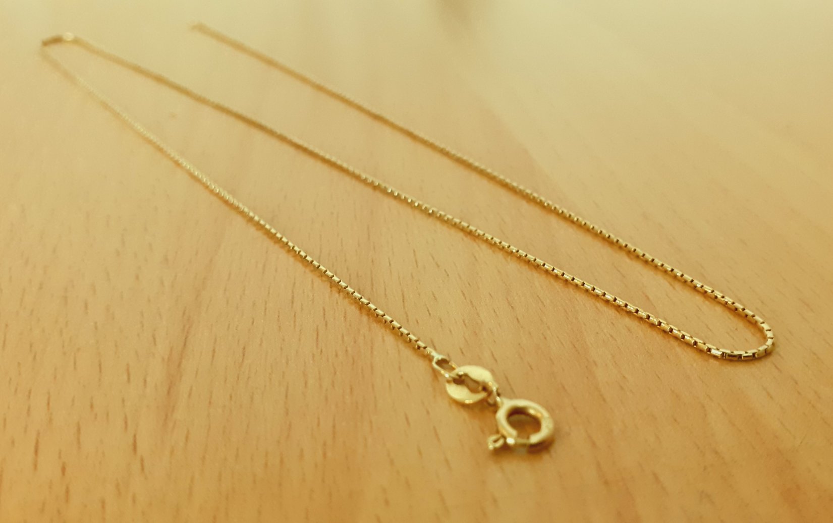 Gold 750 Halskette Venezianer ca. 3,23g
