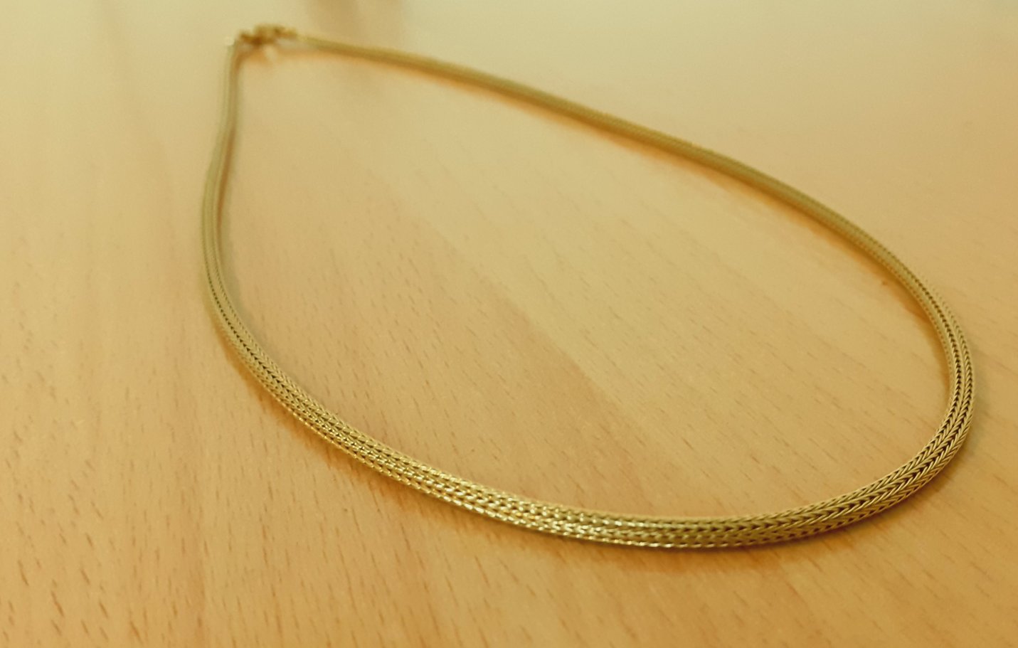 Gold 333 Halskette Schlange ca. 7,26g – Foto 2