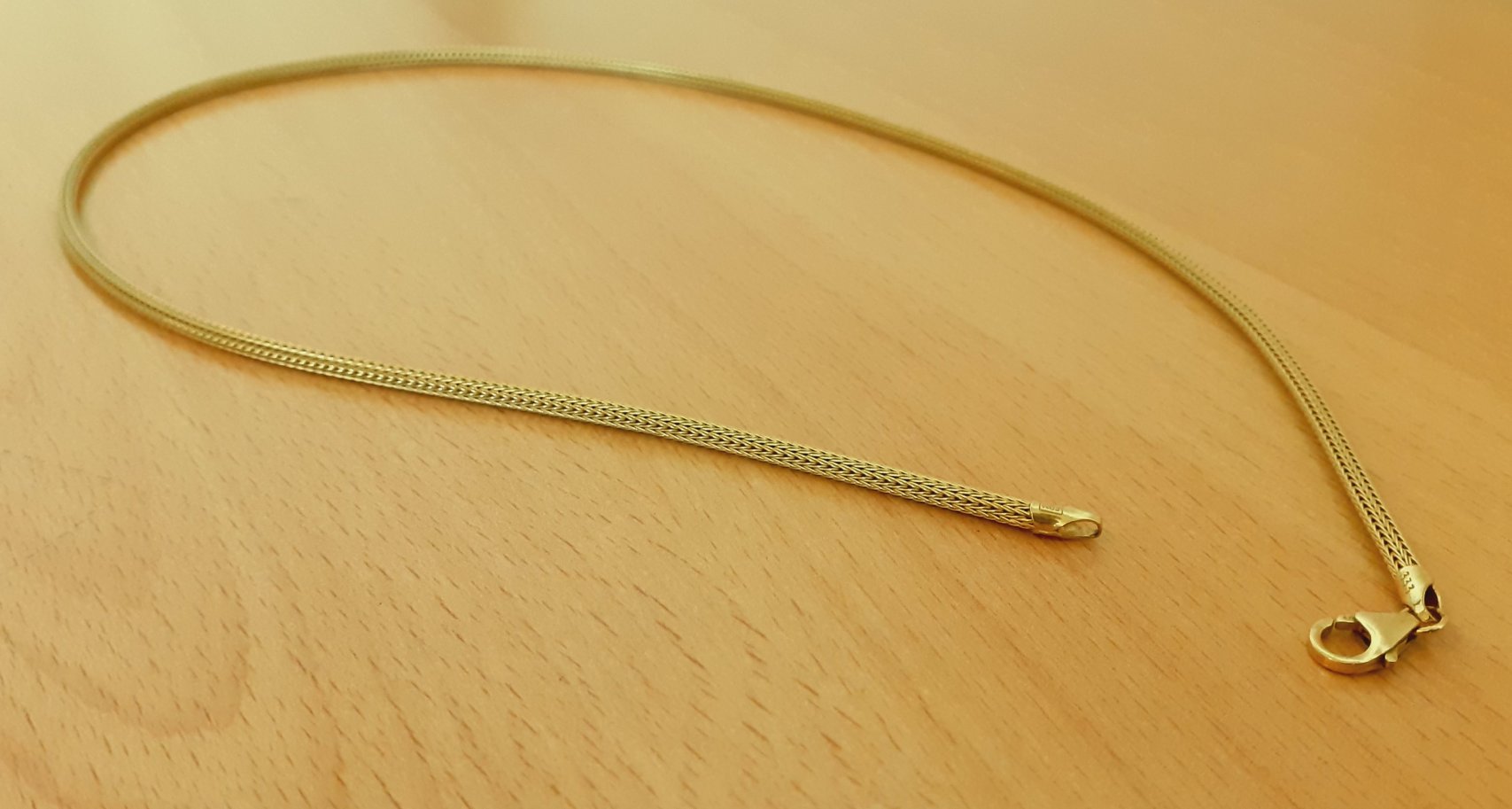 Gold 333 Halskette Schlange ca. 7,26g – Foto 3