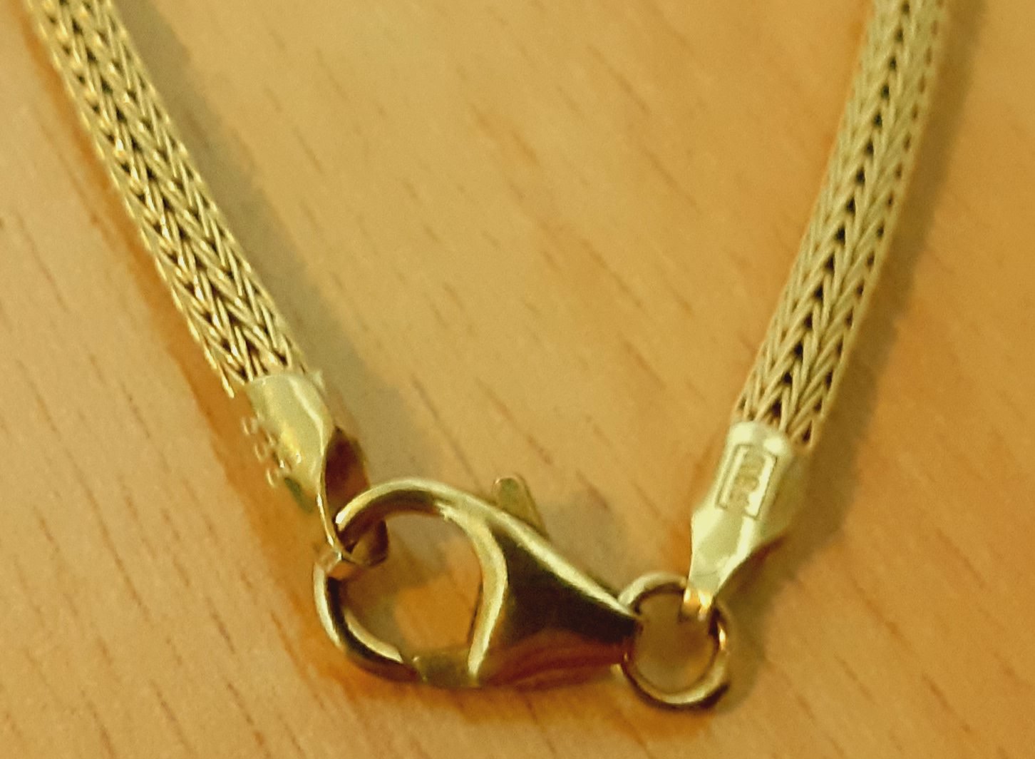 Gold 333 Halskette Schlange ca. 7,26g – Foto 4