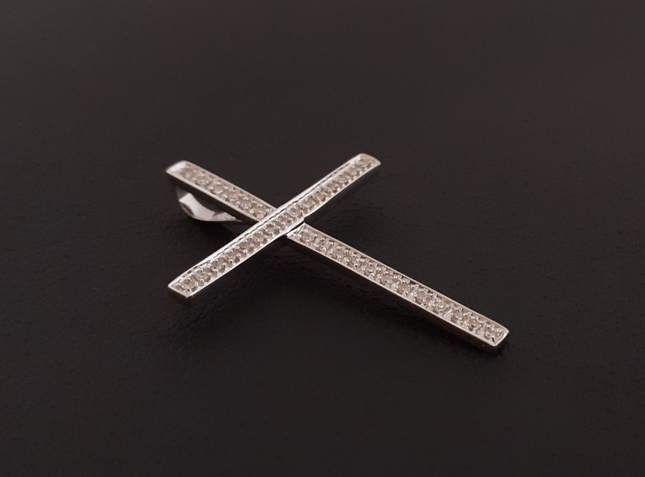 Gold 585 Anhänger Kreuz ca. 1,51g