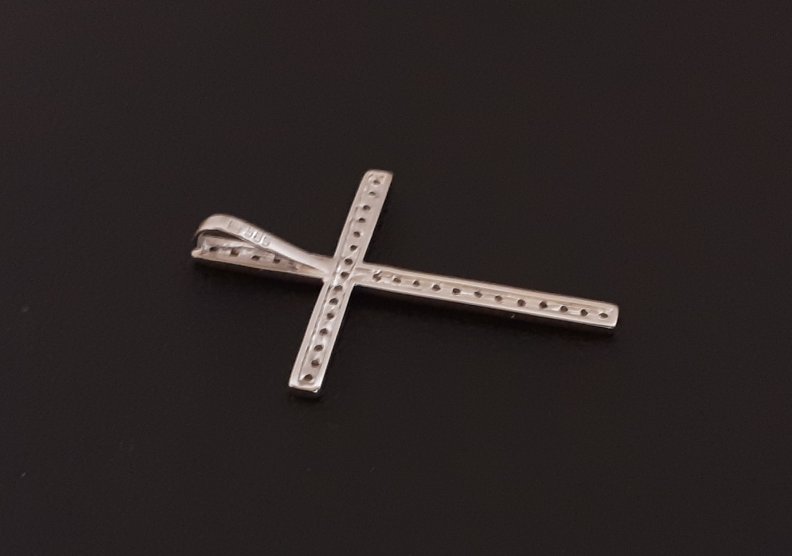 Gold 585 Anhänger Kreuz ca. 1,51g – Foto 4