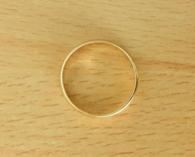 Gold 750 Ring glatt ca. 2,09g – Foto 2