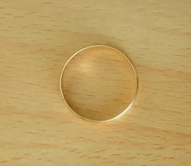 Gold 750 Ring glatt ca. 2,49g – Foto 2